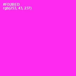 #FD2BED - Razzle Dazzle Rose Color Image