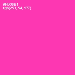 #FD36B1 - Persian Rose Color Image