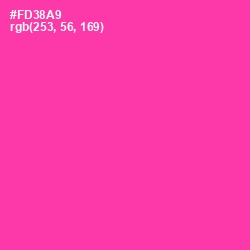 #FD38A9 - Persian Rose Color Image