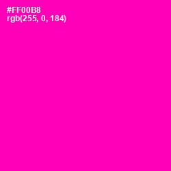 #FF00B8 - Hollywood Cerise Color Image