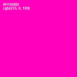 #FF00BD - Hollywood Cerise Color Image