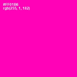 #FF01B6 - Hollywood Cerise Color Image