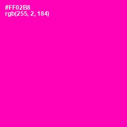 #FF02B8 - Hollywood Cerise Color Image
