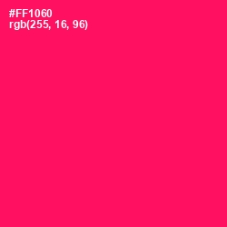 #FF1060 - Rose Color Image