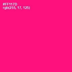 #FF117D - Rose Color Image