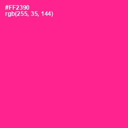 #FF2390 - Wild Strawberry Color Image