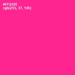 #FF2591 - Wild Strawberry Color Image