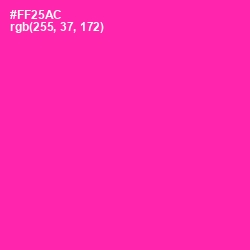 #FF25AC - Persian Rose Color Image