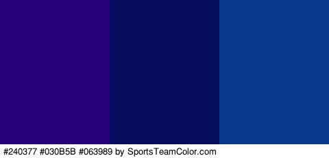 #240377 #030B5B #063989 Colors