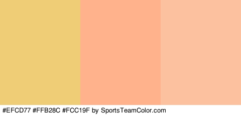 #EFCD77 #FFB28C #FCC19F Colors