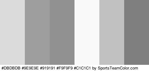 #DBDBDB #9E9E9E #919191 #F9F9F9 #C1C1C1 #7F7F7F Colors