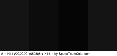 #141414 #0C0C0C #050505 #141414 Colors