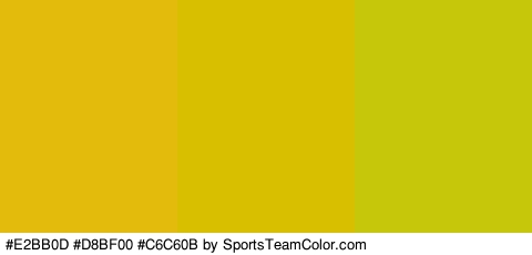 #E2BB0D #D8BF00 #C6C60B Colors