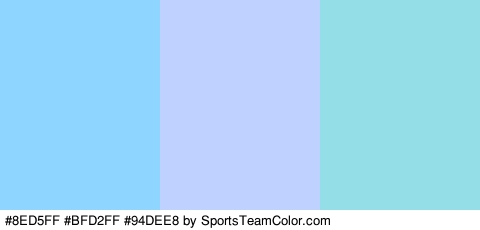 #8ED5FF #BFD2FF #94DEE8 Colors