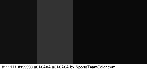 #111111 #333333 #0A0A0A #0A0A0A Colors