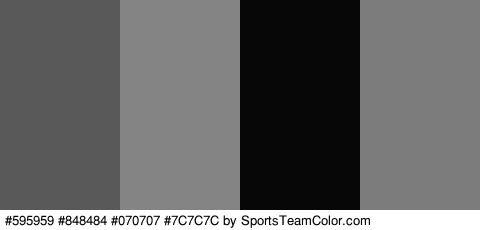 #595959 #848484 #070707 #7C7C7C Colors