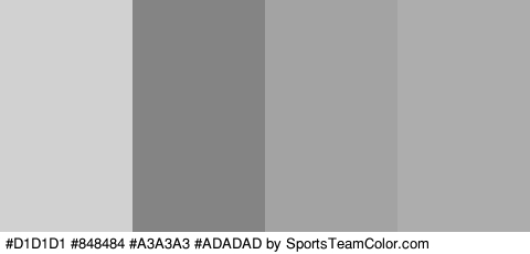 #D1D1D1 #848484 #A3A3A3 #ADADAD Colors