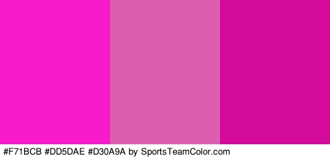 #F71BCB #DD5DAE #D30A9A Colors