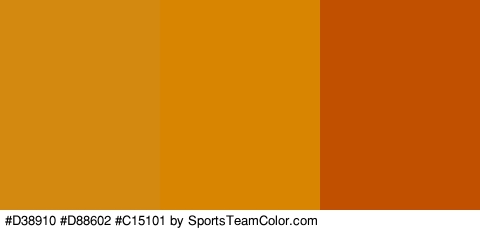 #D38910 #D88602 #C15101 Colors