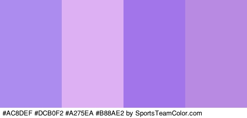 #AC8DEF #DCB0F2 #A275EA #B88AE2 Colors