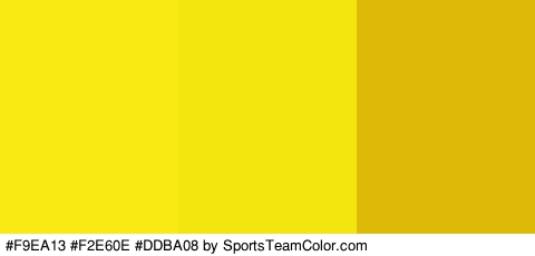 #F9EA13 #F2E60E #DDBA08 Colors