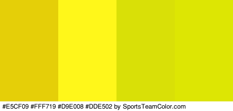 #E5CF09 #FFF719 #D9E008 #DDE502 Colors