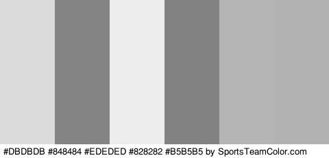 #DBDBDB #848484 #EDEDED #828282 #B5B5B5 #B2B2B2 Colors