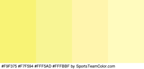 #F9F375 #F7F594 #FFF5AD #FFFBBF Colors