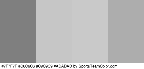 #7F7F7F #C6C6C6 #C9C9C9 #ADADAD Colors