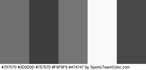 #707070 #3D3D3D #757575 #F9F9F9 #474747 Colors