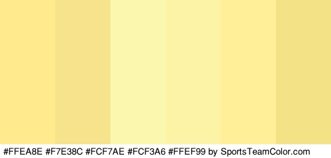 #FFEA8E #F7E38C #FCF7AE #FCF3A6 #FFEF99 #F4E286 Colors