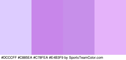 #DCCCFF #C885EA #C78FEA #E4B3F9 Colors