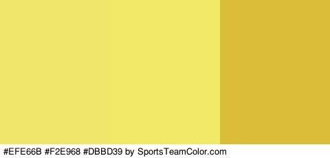 #EFE66B #F2E968 #DBBD39 Colors