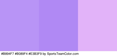 #B894F7 #B089F4 #E3B3F9 Colors