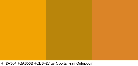 #F2A304 #BA850B #DB8427 Colors