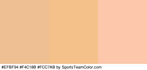 #EFBF94 #F4C18B #FCC7AB Colors