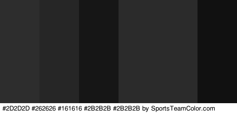 #2D2D2D #262626 #161616 #2B2B2B #2B2B2B #111111 Colors