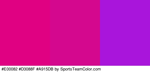 #E00082 #D3088F #A915DB Colors