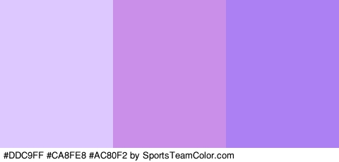 #DDC9FF #CA8FE8 #AC80F2 Colors