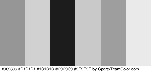 #969696 #D1D1D1 #1C1C1C #C9C9C9 #9E9E9E #EAEAEA Colors