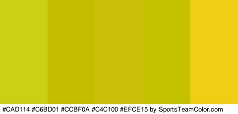 #CAD114 #C6BD01 #CCBF0A #C4C100 #EFCE15 Colors