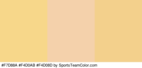 #F7D88A #F4D0AB #F4D08D Colors