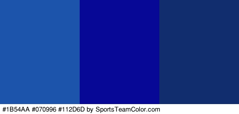 #1B54AA #070996 #112D6D Colors