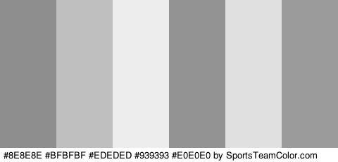 #8E8E8E #BFBFBF #EDEDED #939393 #E0E0E0 #9B9B9B Colors