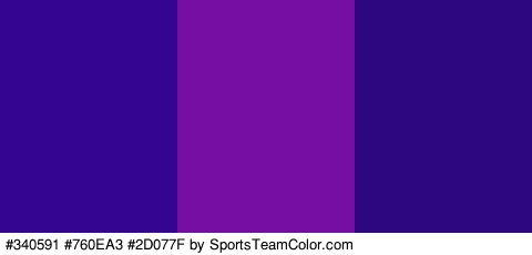 #340591 #760EA3 #2D077F Colors