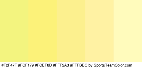 #F2F47F #FCF179 #FCEF8D #FFF2A3 #FFFBBC Colors