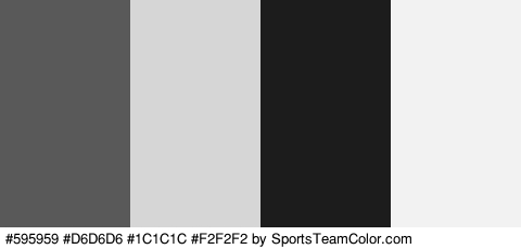 #595959 #D6D6D6 #1C1C1C #F2F2F2 Colors