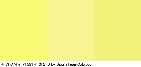 #F7FC74 #F7F591 #F0F27B Colors