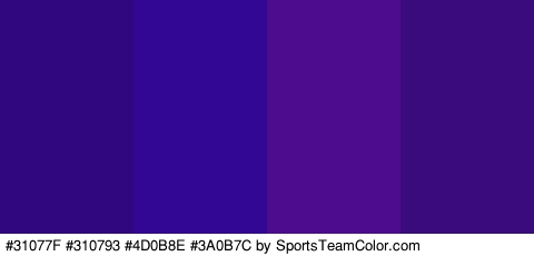 #31077F #310793 #4D0B8E #3A0B7C Colors