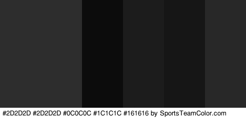 #2D2D2D #2D2D2D #0C0C0C #1C1C1C #161616 #282828 Colors